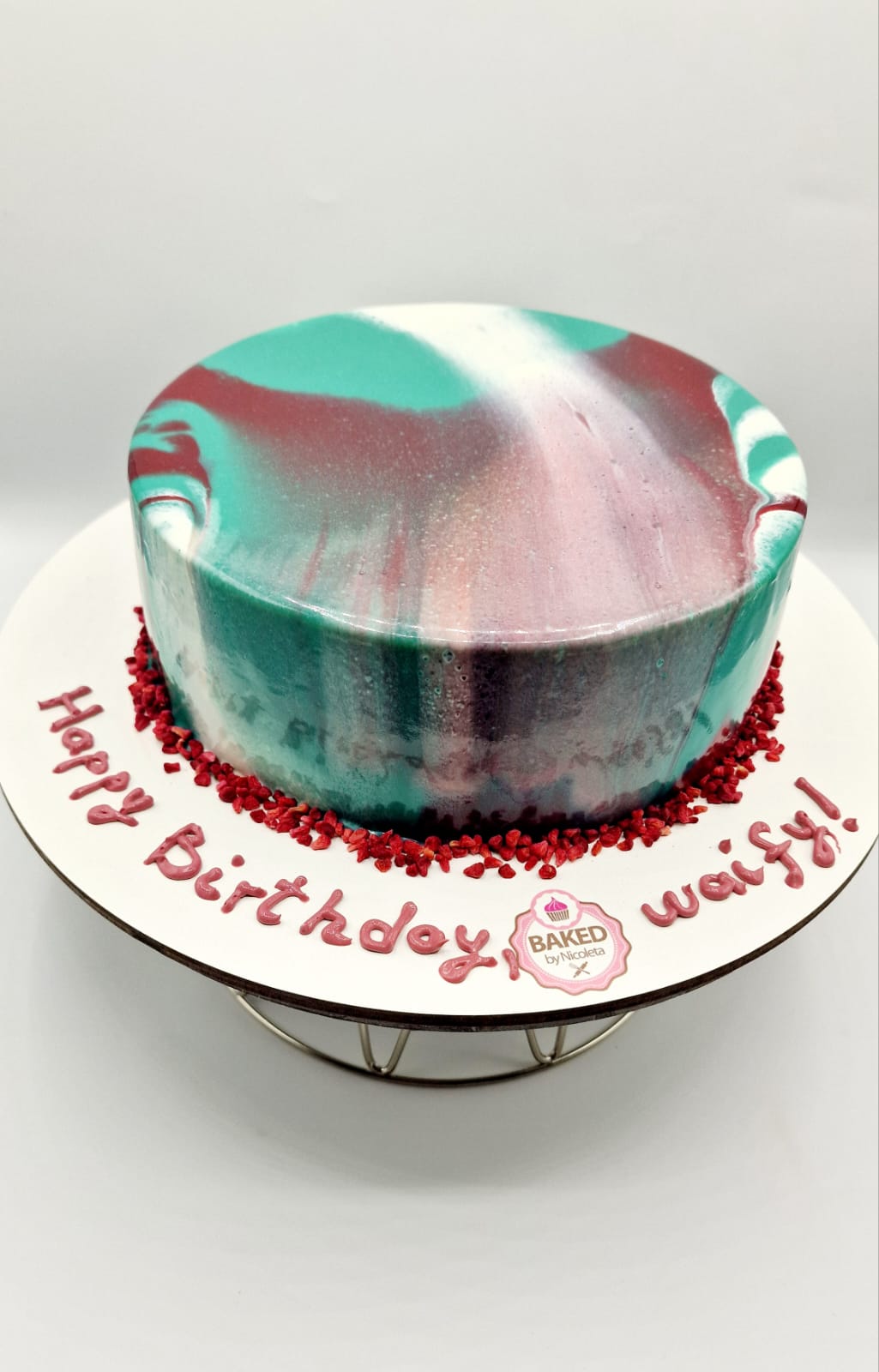 Bespoke custom celebration cake for Ladies & Elegance handcrafted by Nicoleta